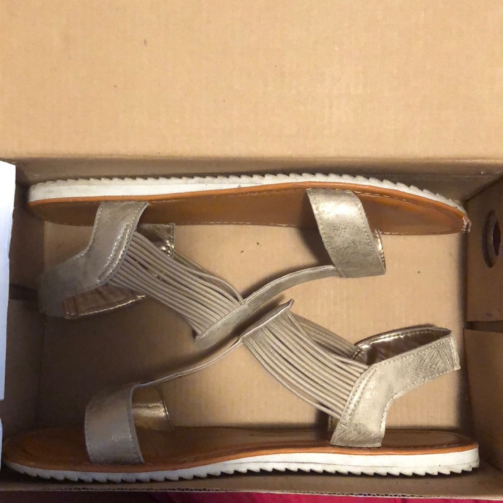 Gold Sandals